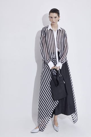 STRIPES SHIRT DRESS