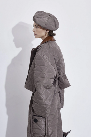 KURTKA TAUPE