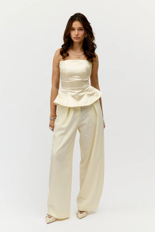 SPODNIE VIVIENNE ECRU